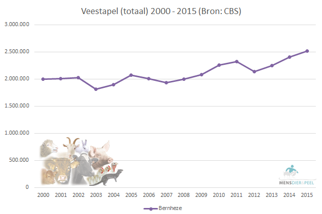 Veestapel (totaal) gemeente Bernheze