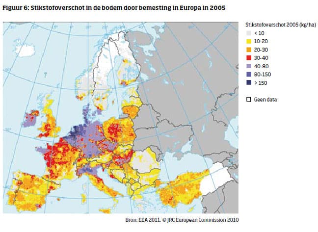 stikstofoverschot_eu_2005